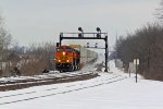 BNSF 4075 Rips a Z train Eb.